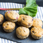 Opskrift på rabarbermuffins