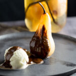 Desserten Pære belle Helene