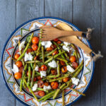 Opskrift på bønnesalat med mozzarella ost