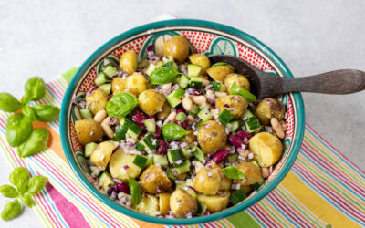 Kartoffelsalat med pesto